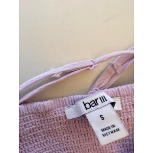 Bar III Cut Out Tie Maxi Purple Cross Back Pullover Dress Women's Size S NWT - Picture 5 of 7